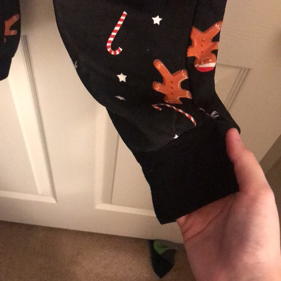 Christmas Gingerbread Jogger Sweatpants - Hollywood The Jean People - Small - Picture 4 of 7